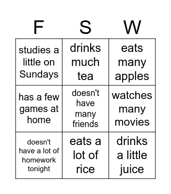 Find someone who... Bingo Card