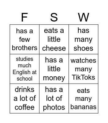 Find someone who... Bingo Card