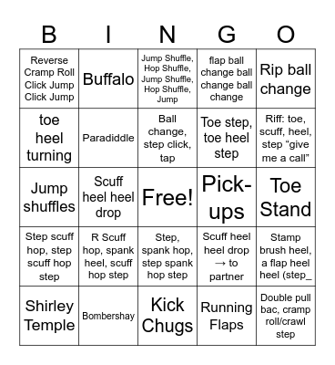 Bingo! Bingo Card