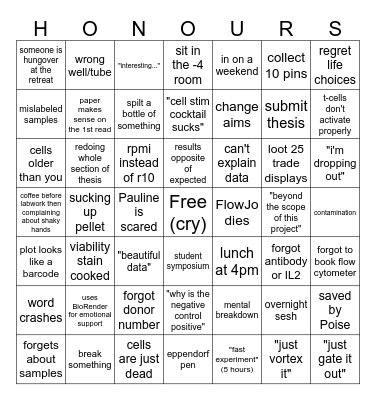 2026 Bingo Card