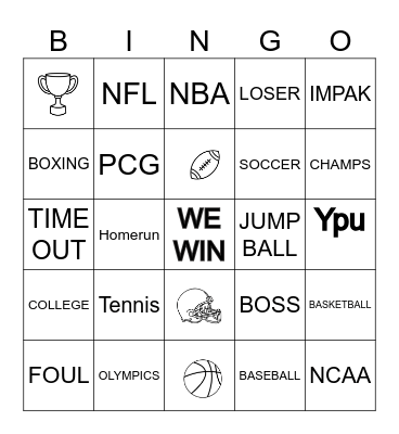 WE WIN! Bingo Card