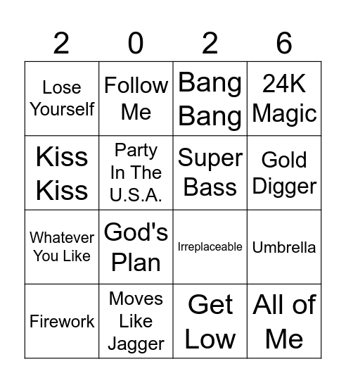 2026-Round 2 Bingo Card