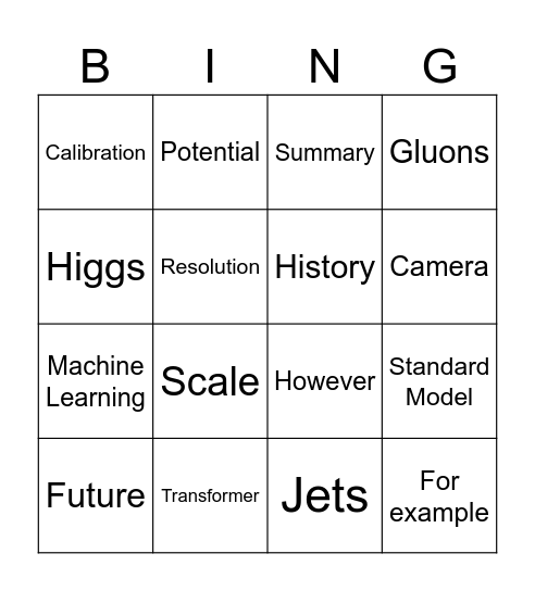 PhD Defense - Arnau Bingo Card