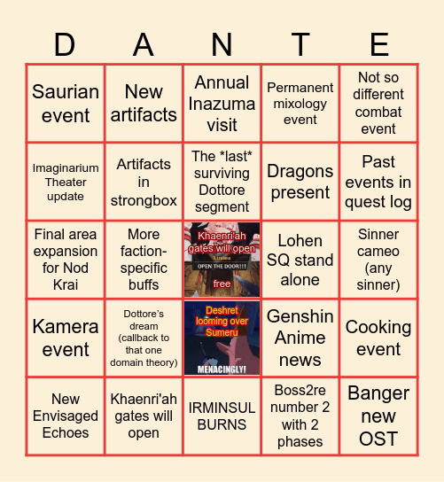 6.6 Disco Inferno Bingo Card