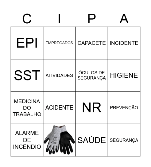 BINGO DA SEGURANÇA Bingo Card
