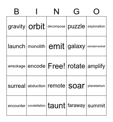 Civilizations and science Bingo Card