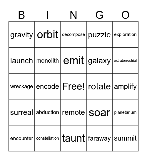 Civilizations and science Bingo Card