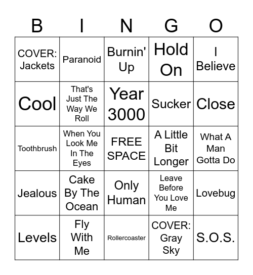 The Family Biz Bingo Card