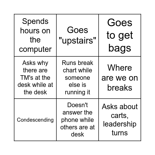 Humpty Dumpty Bingo Card
