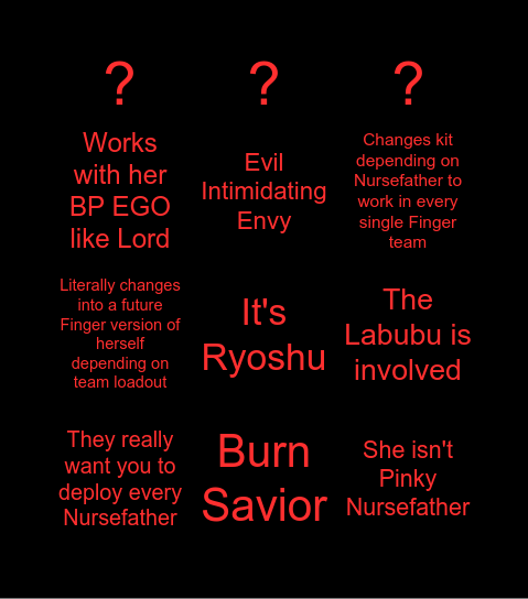 Capstone Ryoshu ??? Bingo Card