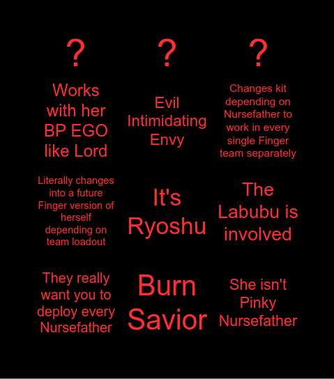 Capstone Ryoshu ??? Bingo Card