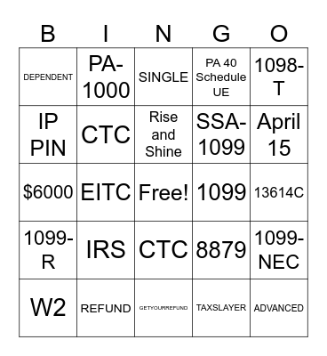 VITA BINGO Card