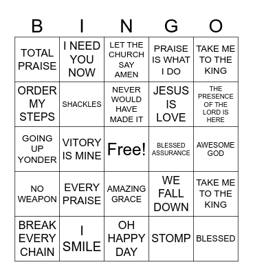 MOTHER'S NIGHT OUT Bingo Card