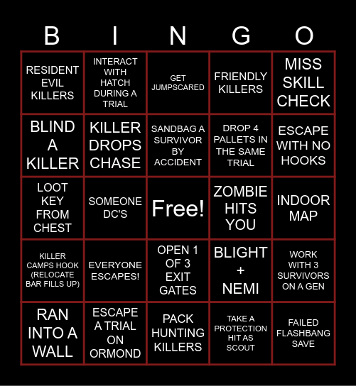 DreamHack ATL 8v2 Bingo 🔪 Bingo Card