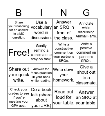 Use your voice and be an ACTIVE citizen! Bingo Card