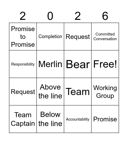 BREAKTHROUGH BINGO Card