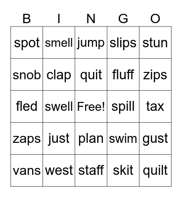 Volume 2 Bingo Card