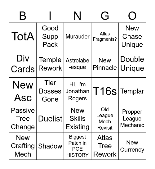 0.5 REVEAL Bingo Card