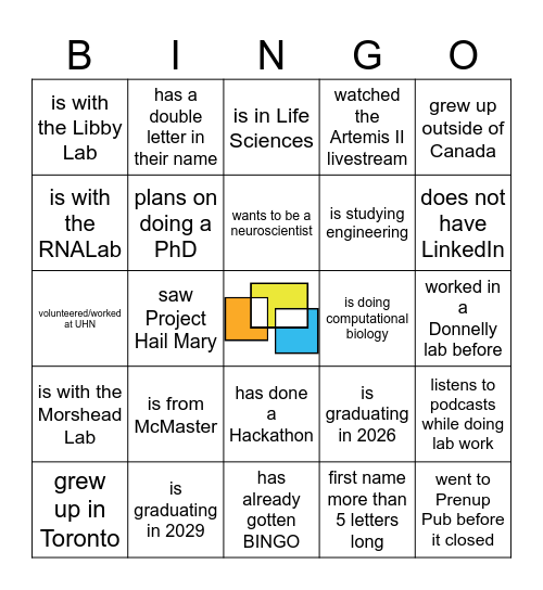 Find some who... Bingo Card