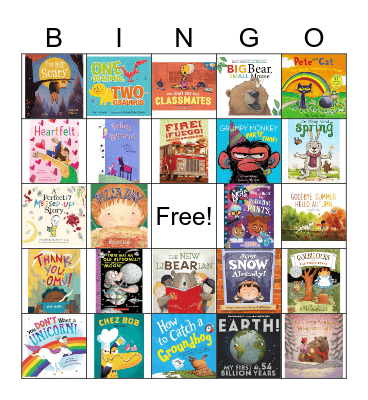 Book BINGO Card