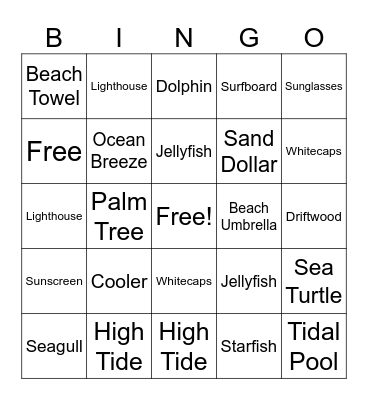 Thanks For Keeping Us Afloat Bingo Card