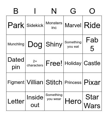 Birthday pin bingo Card