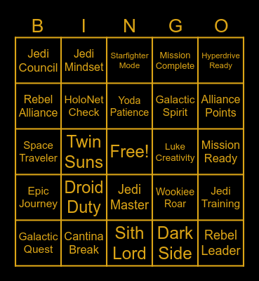 Merryhill Alliance Bingo Card