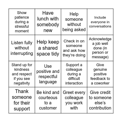 PINK SHIRT DAY Bingo Card