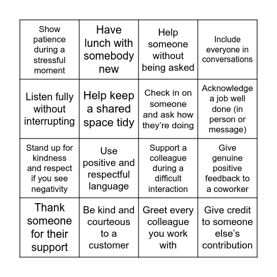 PINK SHIRT DAY Bingo Card