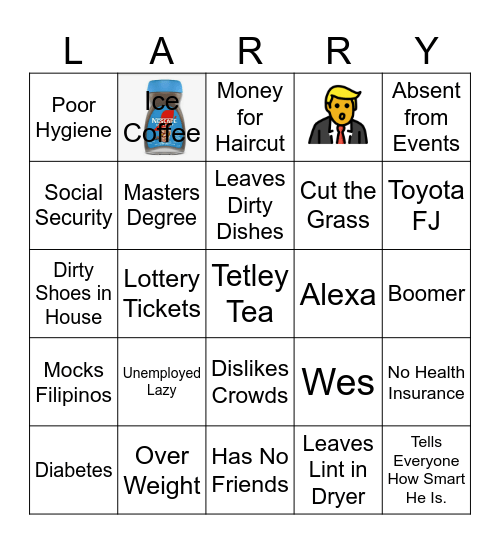 Aprille's Bingo Card Bingo Card