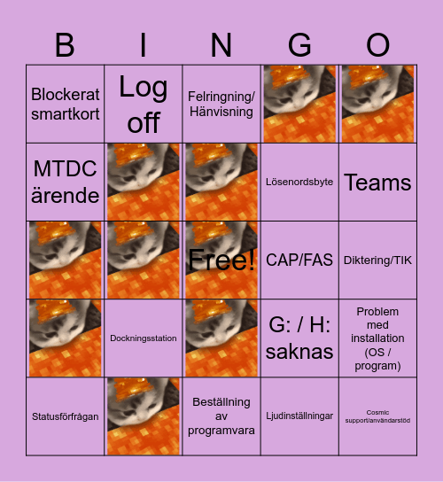 ✧˖°BINGO✧˖° Bingo Card