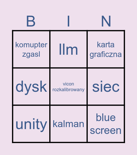 just folk dance config Bingo Card