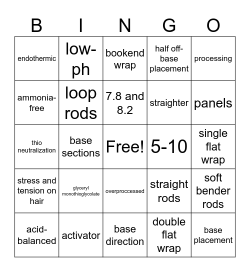 Chemical Service NOCTI Review 25-49 Bingo Card