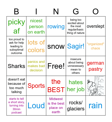Belly Bingo Card