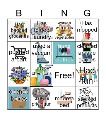 Work Bingo Card
