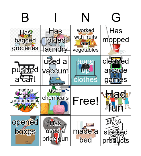Work Bingo Card