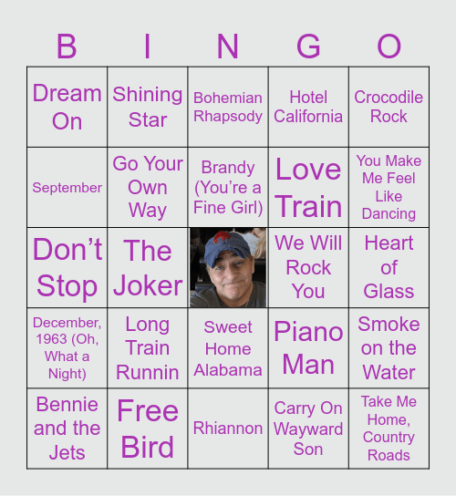GENXJONO 70s ROUND Bingo Card