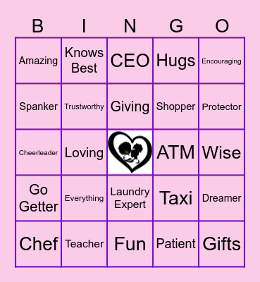 Mothers Day Bingo Card