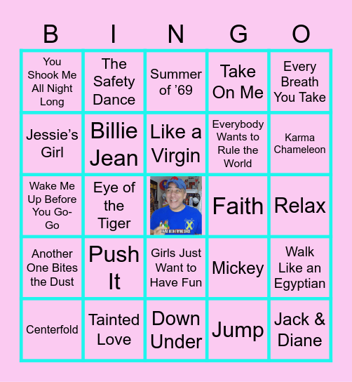 GENX JONO 80s ROUND Bingo Card