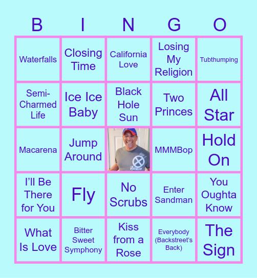 GENX JONO 90s ROUND Bingo Card