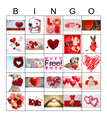 AS Valentine's Day Bingo Card
