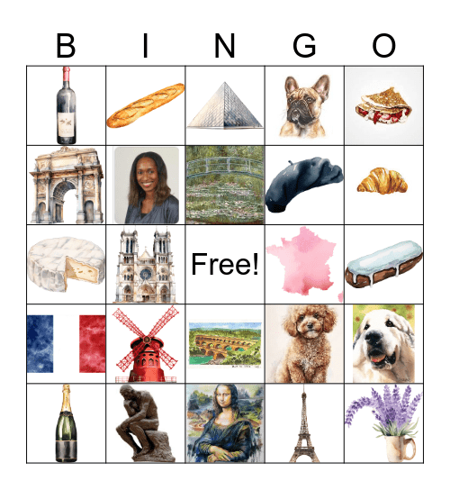 Au Revoir, Fatima Bingo Card