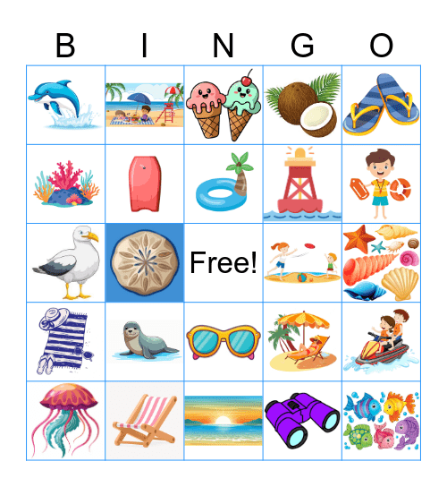 Beach Blanket Bingo Card