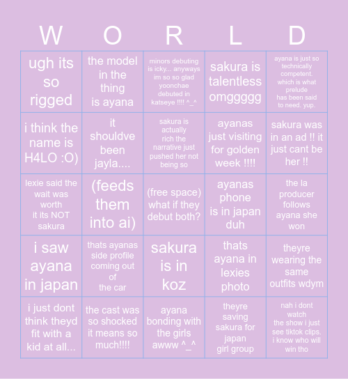 WORLD SCOUT BINGO #2 ! Bingo Card