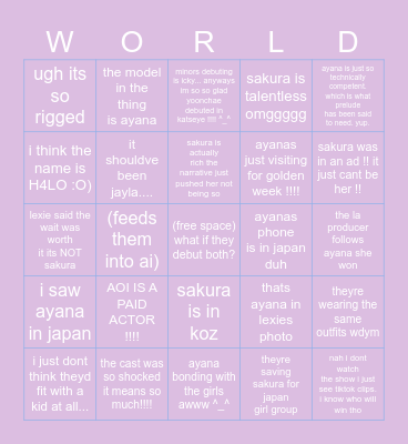 WORLD SCOUT BINGO #2 ! Bingo Card