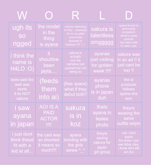 WORLD SCOUT BINGO #2 ! Bingo Card