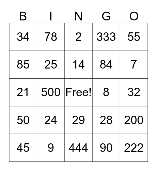 2017 Tax Bingo ! Bingo Card