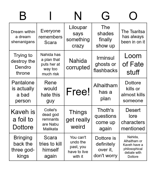 6.6 AQ Bingo Card