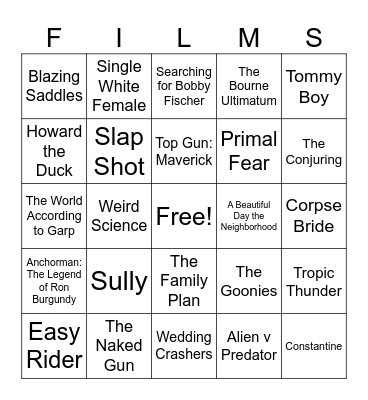 Movies_05092026 Bingo Card