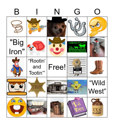 Cowboy Bingo May 2026! Bingo Card